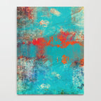 Aztec Turquoise Stone Abstract Texture Design Art Notebook Gallery Image 4