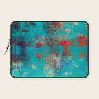 Aztec Turquoise Stone Abstract Texture Design Art Laptop Sleeve Gallery Image 1