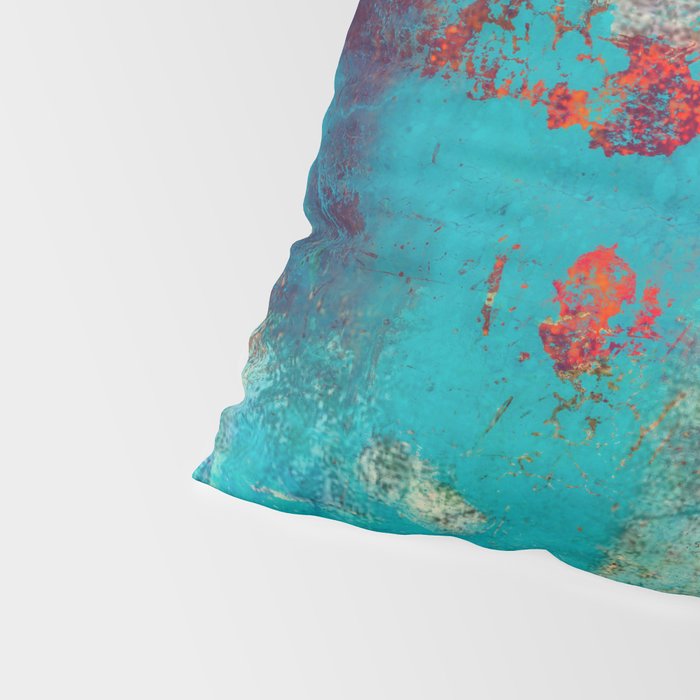 Aztec Turquoise Stone Abstract Texture Design Art Pillow Sham Gallery Image 4