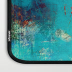 Aztec Turquoise Stone Abstract Texture Design Art Laptop Sleeve Gallery Image 3
