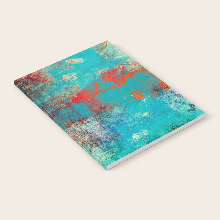 Aztec Turquoise Stone Abstract Texture Design Art Notebook Gallery Image 2