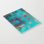 Aztec Turquoise Stone Abstract Texture Design Art Notebook Gallery Image 3