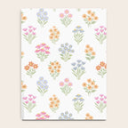 Delicate Hand-Drawn Pastel Floral Meadow Wildflowers  Notebook Gallery Image 4