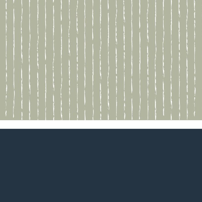Linen Sage & Navy Coffee Mug Gallery Image 2