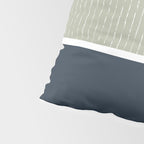 Linen Sage & Navy Pillow Sham Gallery Image 4