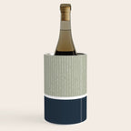 Linen Sage & Navy Wine Chiller Gallery Image 3
