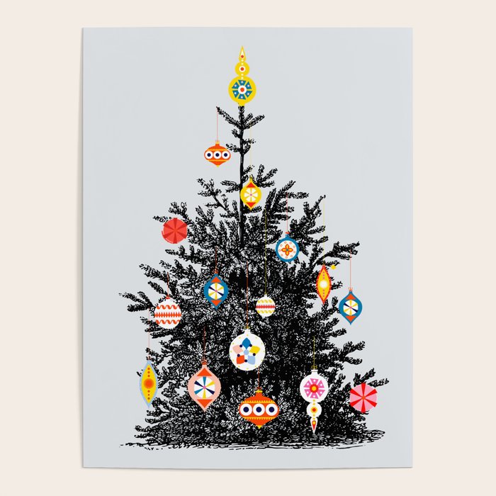 Decorated christmas tree Poster Gallery Image 4