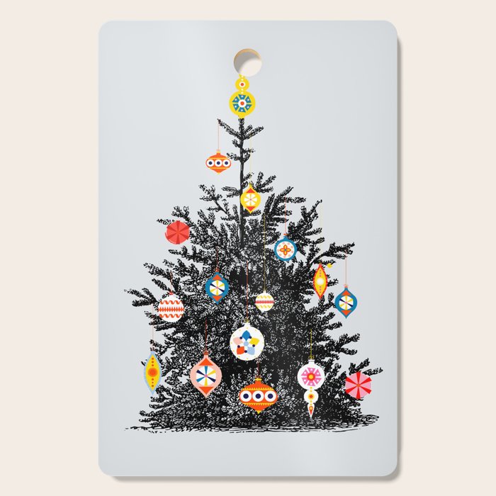 Decorated christmas tree Cutting Board Gallery Image 1
