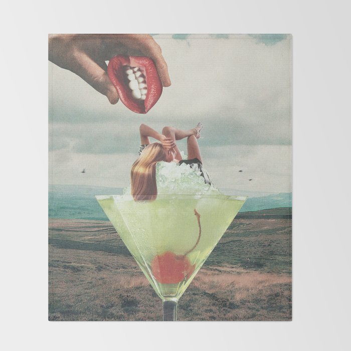 Surreal Margarita Throw Blanket Gallery Image 2