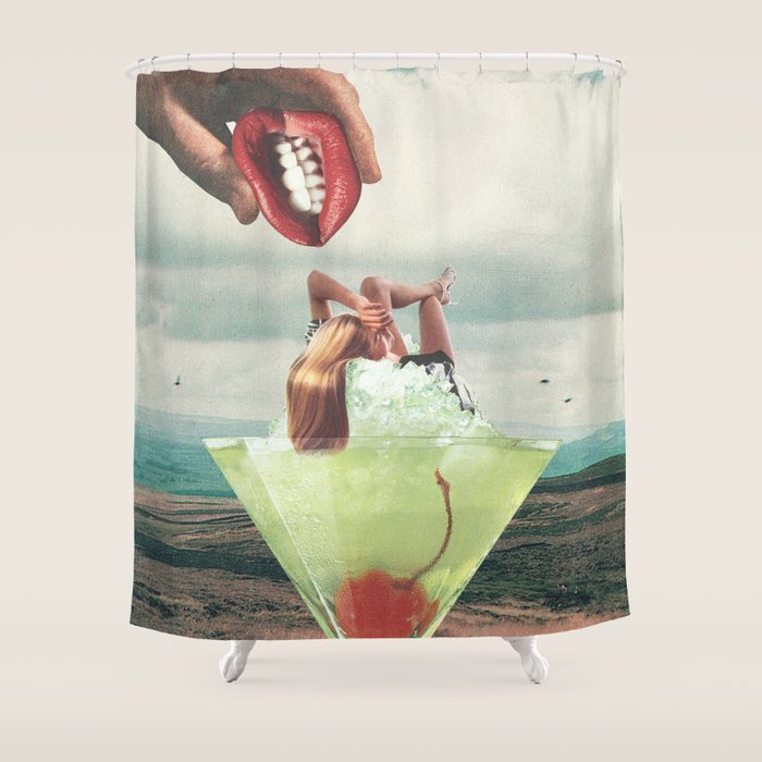 Surreal Margarita Shower Curtain Gallery Image 1