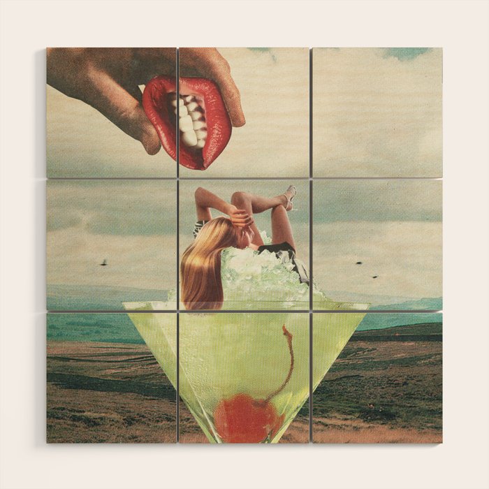 Surreal Margarita Wood Wall Art Gallery Image 1