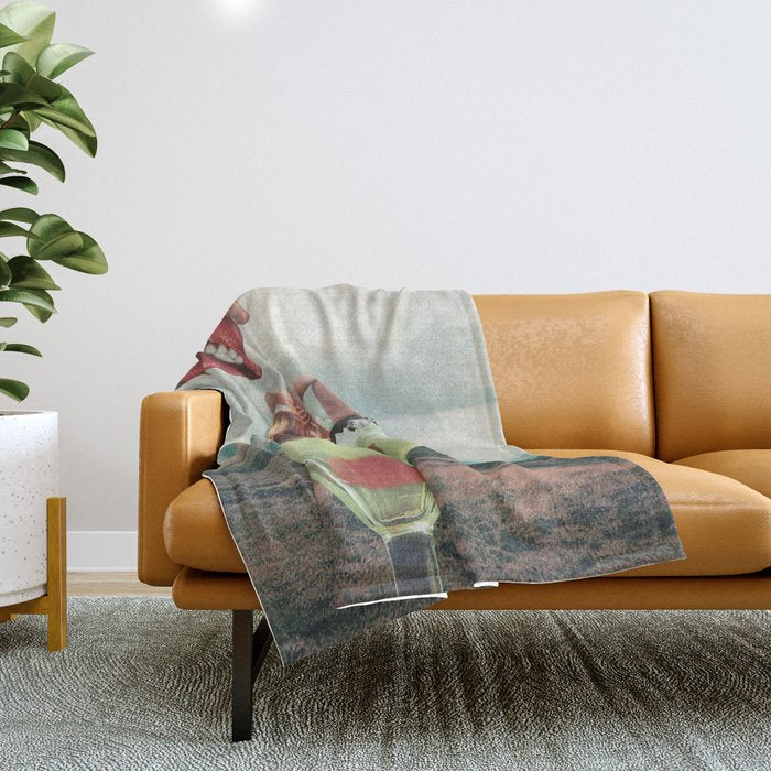 Surreal Margarita Throw Blanket Gallery Image 1