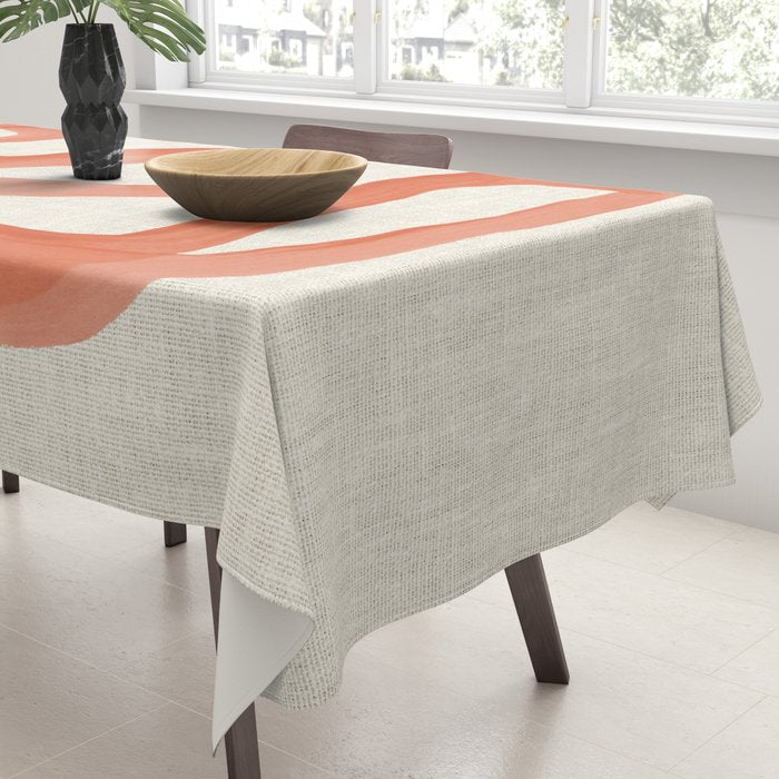 Orange Goes Around Tablecloth Gallery Image 3