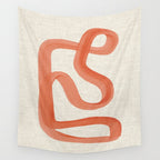 Orange Goes Around Wall Tapestry Gallery Image 4
