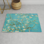 Van Gogh Almond Blossoms Painting Rug Gallery Image 1