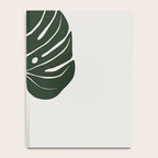 Split Philodendron Leaf Illustration Notebook Gallery Image 4
