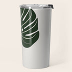 Split Philodendron Leaf Illustration Travel Mug Gallery Image 2