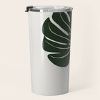 Split Philodendron Leaf Illustration Travel Mug Gallery Image 3
