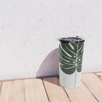 Split Philodendron Leaf Illustration Travel Mug Gallery Image 4