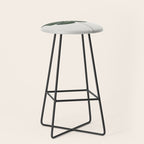 Split Philodendron Leaf Illustration Stool Gallery Image 1