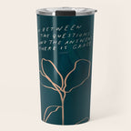 "In Between The Questions And The Answers, There Is Grace." Travel Mug Gallery Image 1