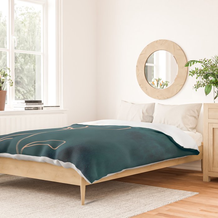 "In Between The Questions And The Answers, There Is Grace." Duvet Cover Gallery Image 2