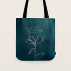"In Between The Questions And The Answers, There Is Grace." Tote Bag Gallery Image 1