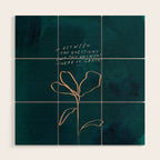 "In Between The Questions And The Answers, There Is Grace." Wood Wall Art Gallery Image 1