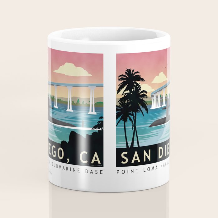 San Diego, CA - Submarine Homeport Coffee Mug Gallery Image 4