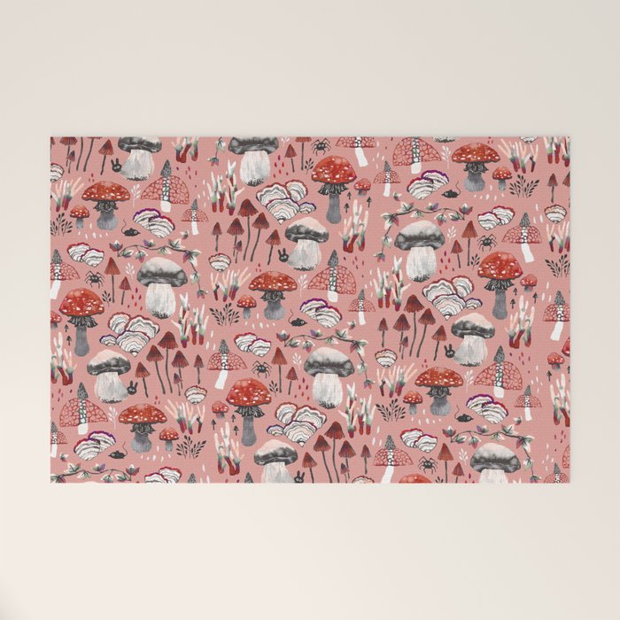 Fungi Farmer Land (Mushroom Land) - Red Welcome Mat