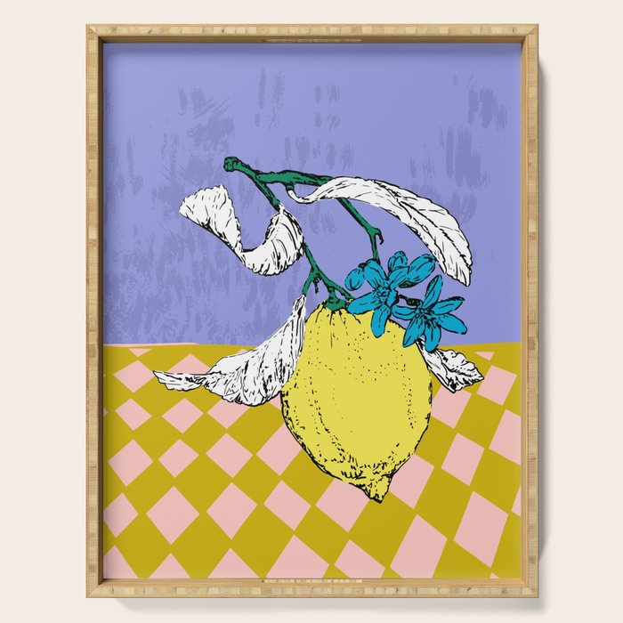 Super fruits - Lemon Fertility Serving Tray Gallery Image 1