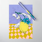 Super fruits - Lemon Fertility Wrapping Paper Gallery Image 1