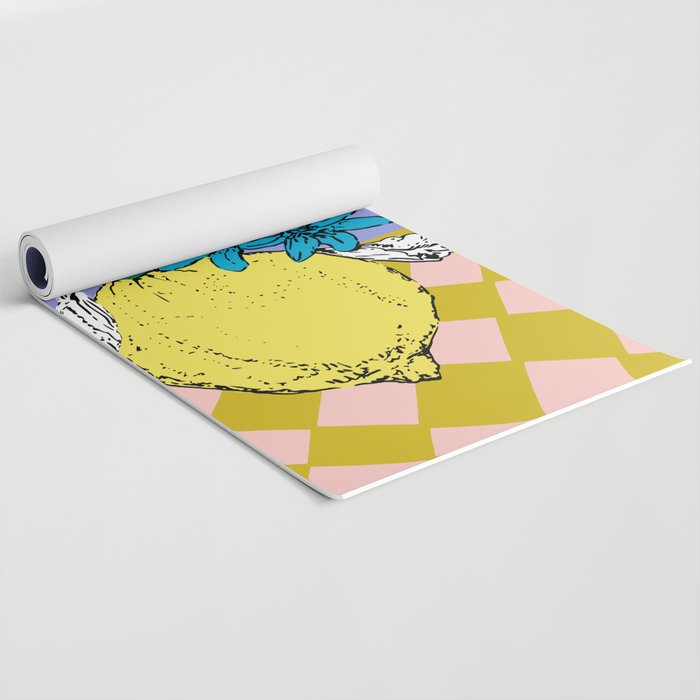 Super fruits - Lemon Fertility Yoga Mat Gallery Image 2
