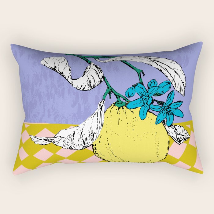 Super fruits - Lemon Fertility Rectangular Pillow Gallery Image 1