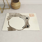 Unimpressed Frog Meika Gafu by Matsumoto Hoji 1814 - Frog Rug Gallery Image 1