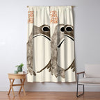 Unimpressed Frog Meika Gafu by Matsumoto Hoji 1814 - Frog Window Curtain Gallery Image 5