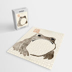 Unimpressed Frog Meika Gafu by Matsumoto Hoji 1814 - Frog Jigsaw Puzzle Gallery Image 2