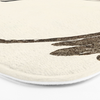 Unimpressed Frog Meika Gafu by Matsumoto Hoji 1814 - Frog Bath Mat Gallery Image 3