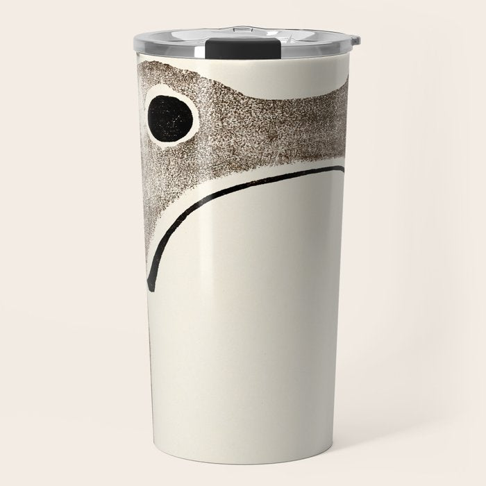 Unimpressed Frog Meika Gafu by Matsumoto Hoji 1814 - Frog Travel Mug Gallery Image 1