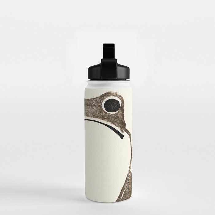 Unimpressed Frog Meika Gafu by Matsumoto Hoji 1814 - Frog Water Bottle Gallery Image 2