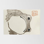 Unimpressed Frog Meika Gafu by Matsumoto Hoji 1814 - Frog Rug Gallery Image 2