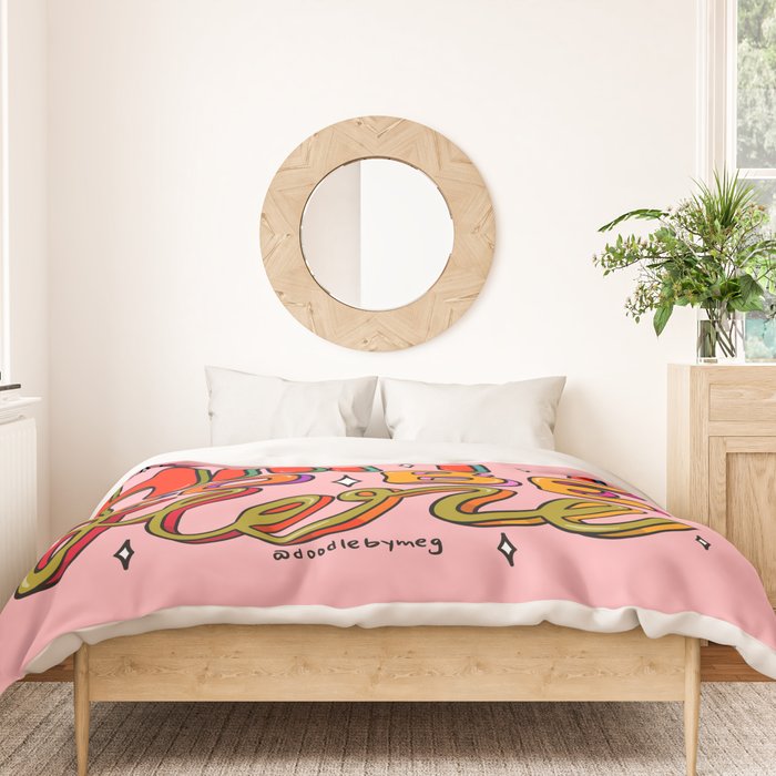 Happy To Be Here Duvet Cover Gallery Image 3