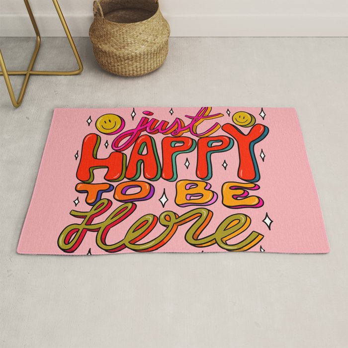 Happy To Be Here Rug Gallery Image 1