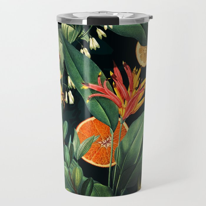 Tropical Orange Garden III Travel Mug Gallery Image 1