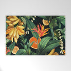 Tropical Orange Garden III Welcome Mat Gallery Image 1