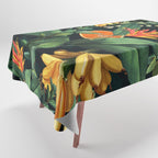 Tropical Orange Garden III Tablecloth Gallery Image 1