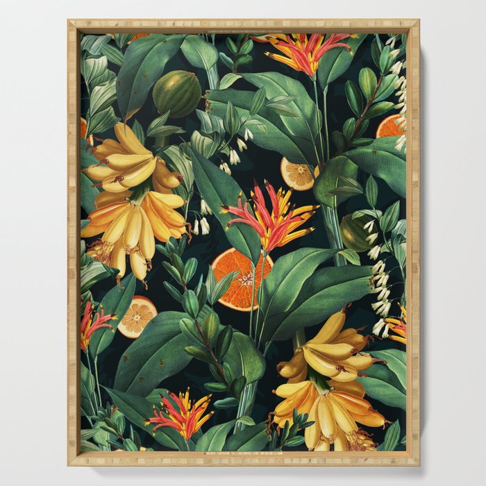 Tropical Orange Garden III Serving Tray Gallery Image 1