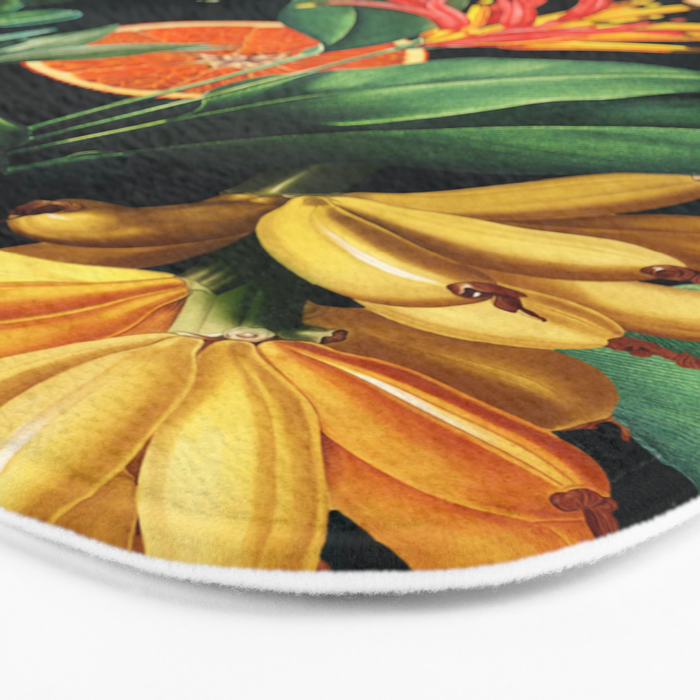 Tropical Orange Garden III Bath Mat Gallery Image 3