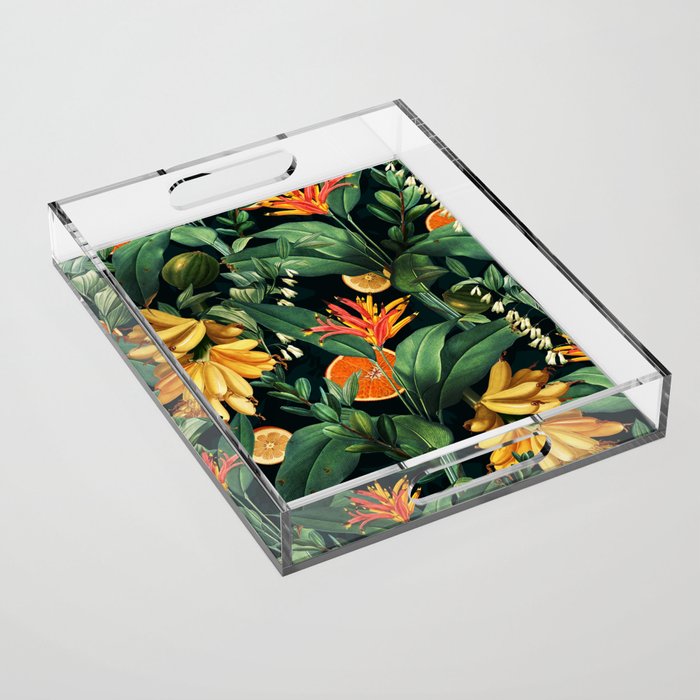 Tropical Orange Garden III Acrylic Tray Gallery Image 1
