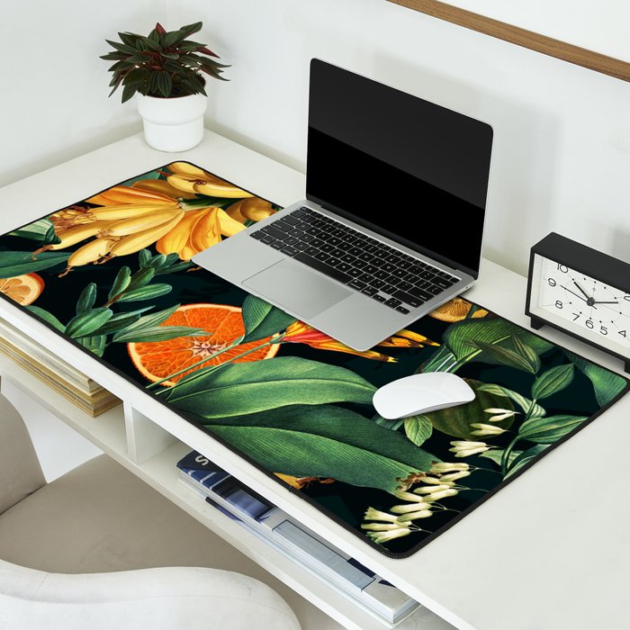 Tropical Orange Garden III Desk Mat Gallery Image 2